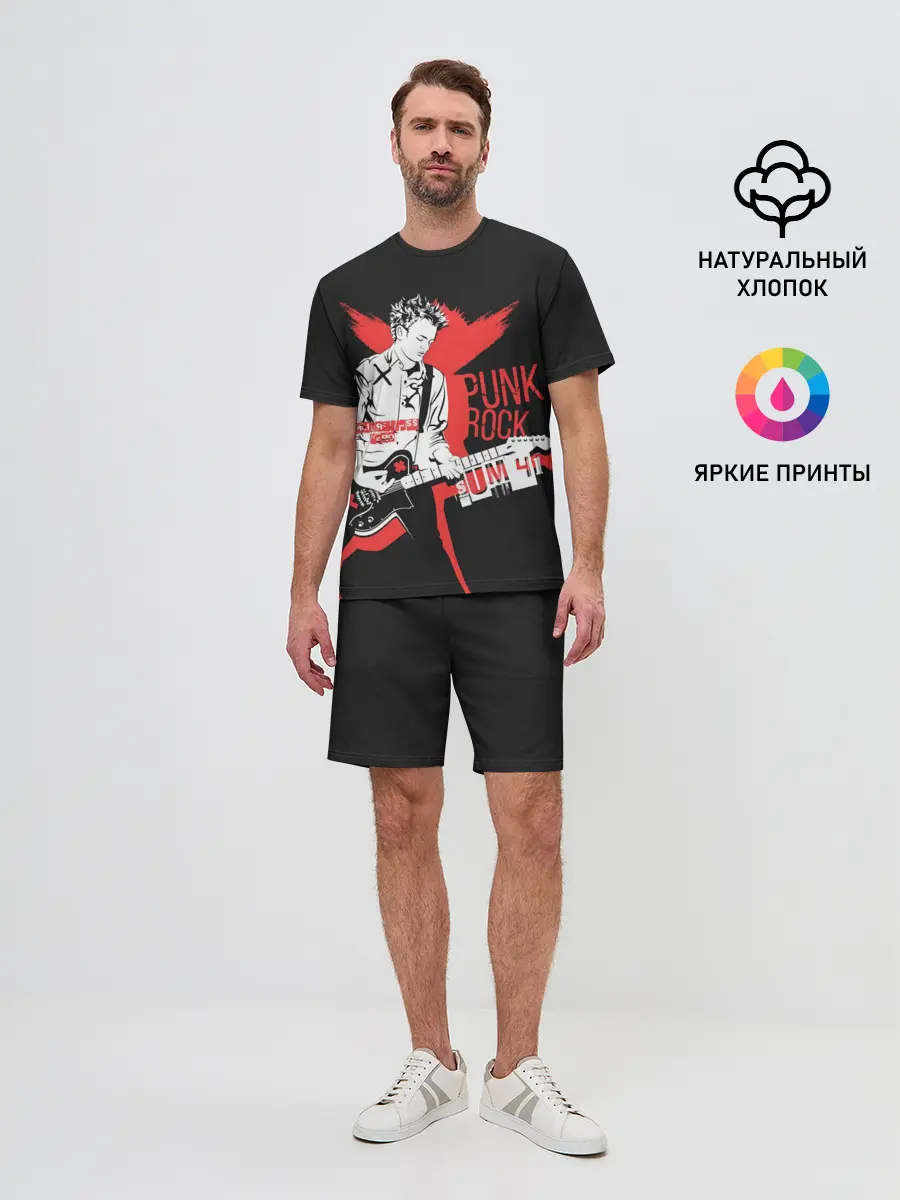 Мужской костюм с шортами / Punk-rock