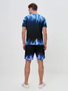 Мужской костюм с шортами / Синий Огонь