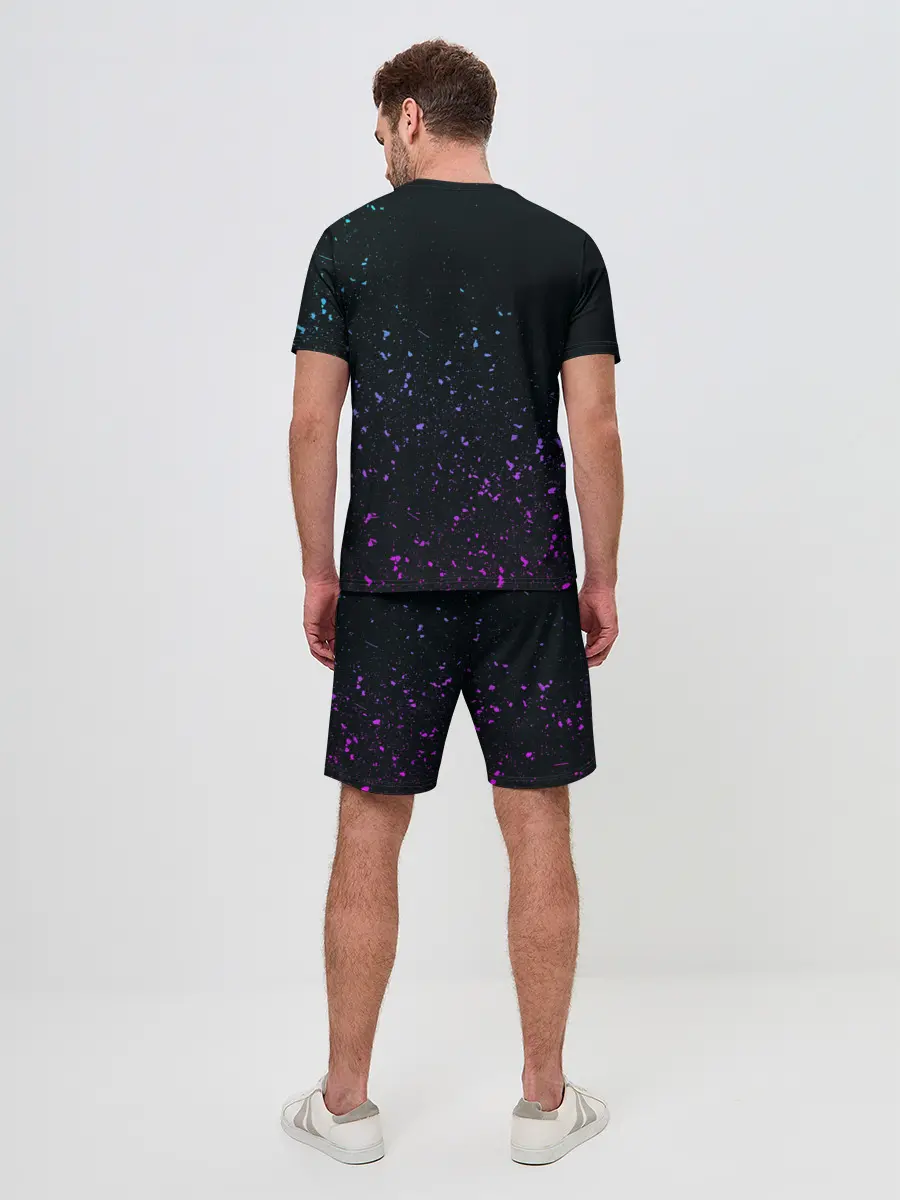 Мужской костюм с шортами / Детектив Пикачу