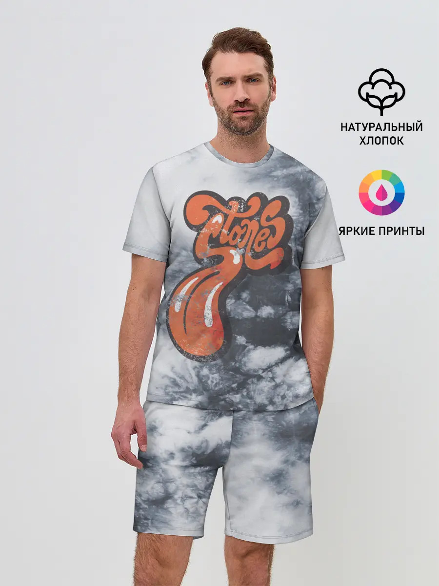 Мужской костюм с шортами / rolling stones