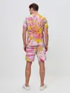 Мужской костюм с шортами / Rolling Stones tie-dye