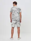 Мужской костюм с шортами / Мрамор