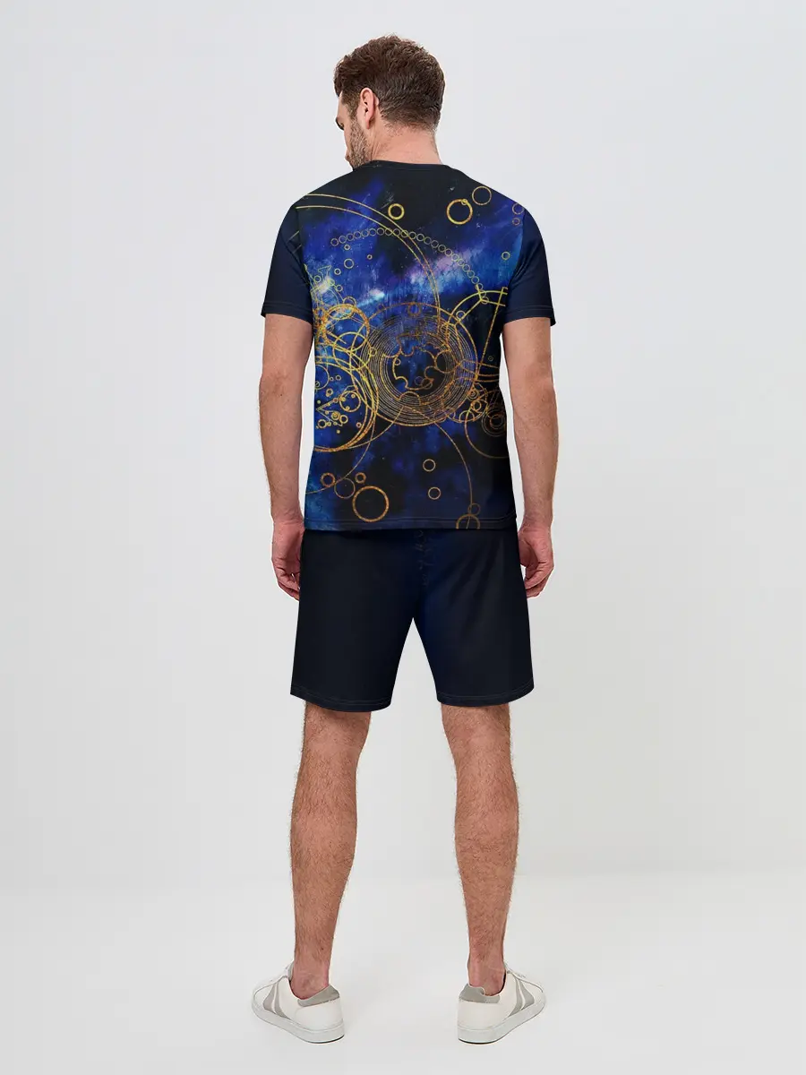 Мужской костюм с шортами / Space Geometry