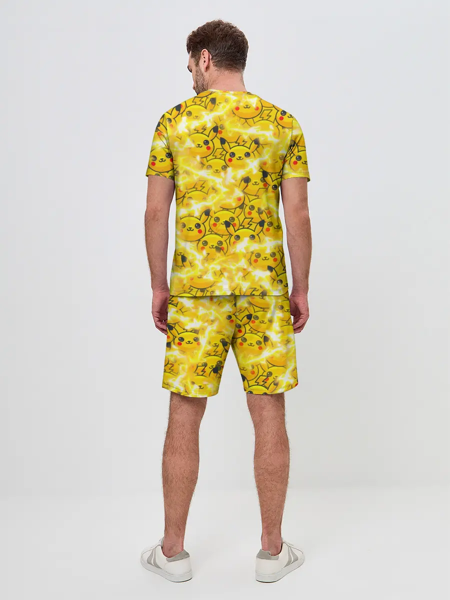 Мужской костюм с шортами / PIKACHU