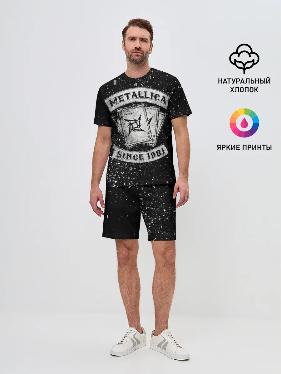Мужской костюм с шортами / Metallica