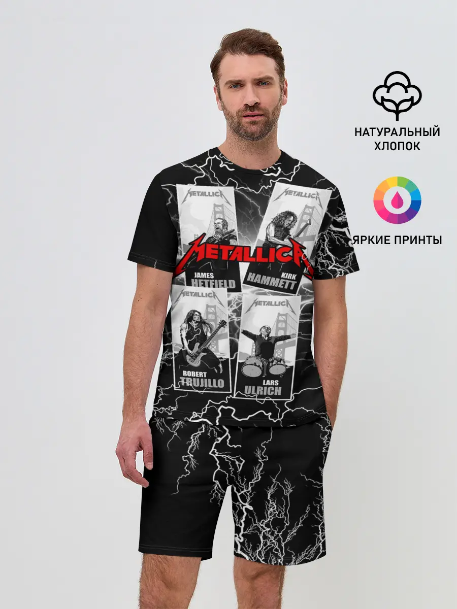 Мужской костюм с шортами / Metallica