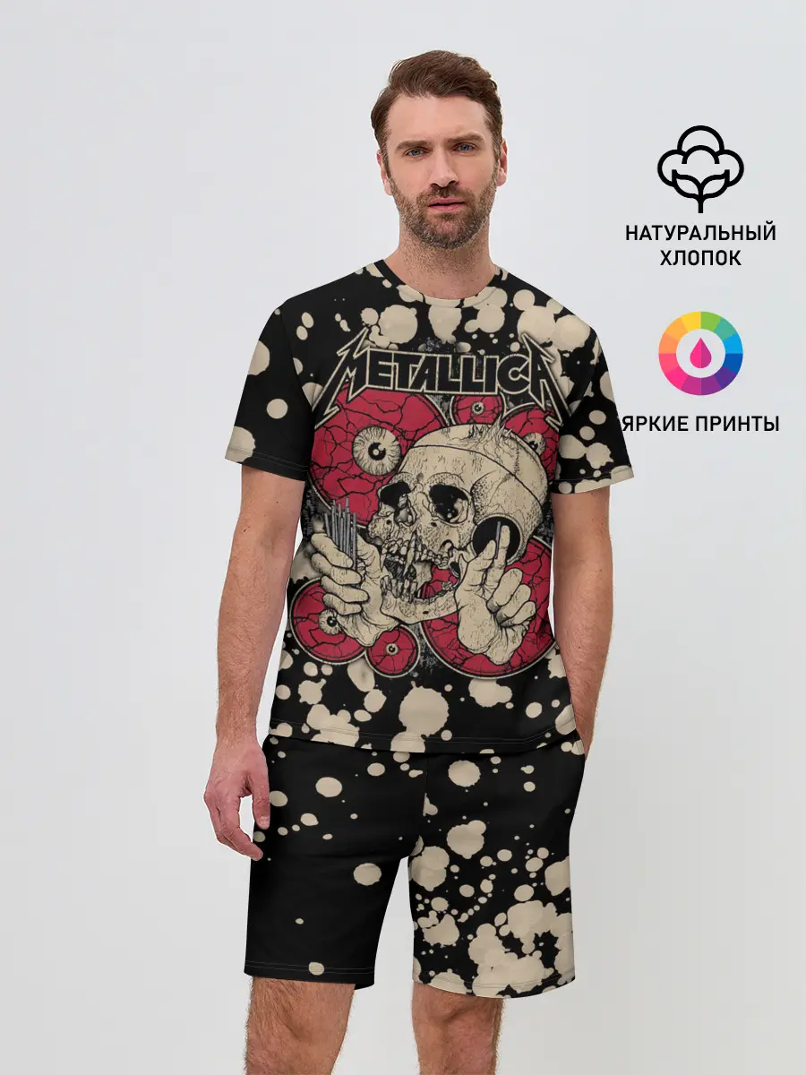 Мужской костюм с шортами / Metallica