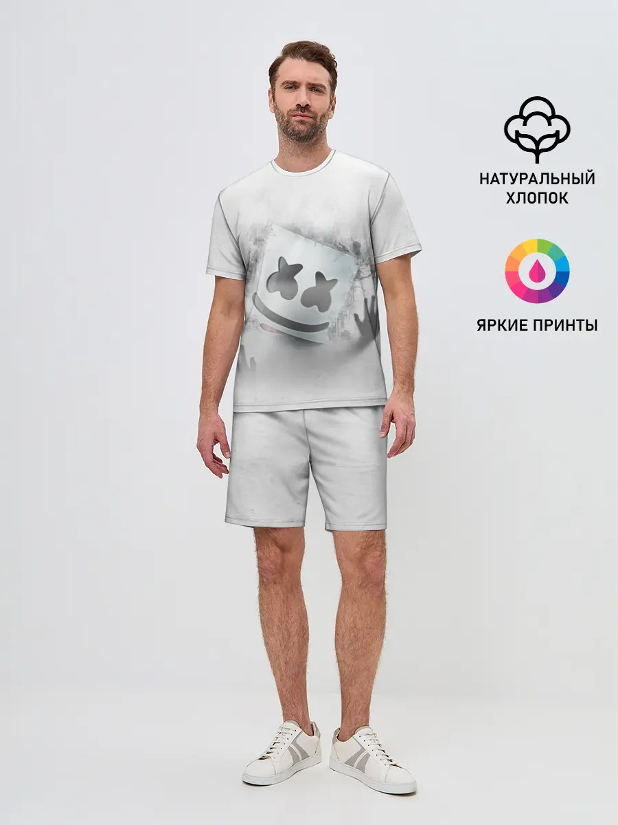 Мужской костюм с шортами / Marshmello