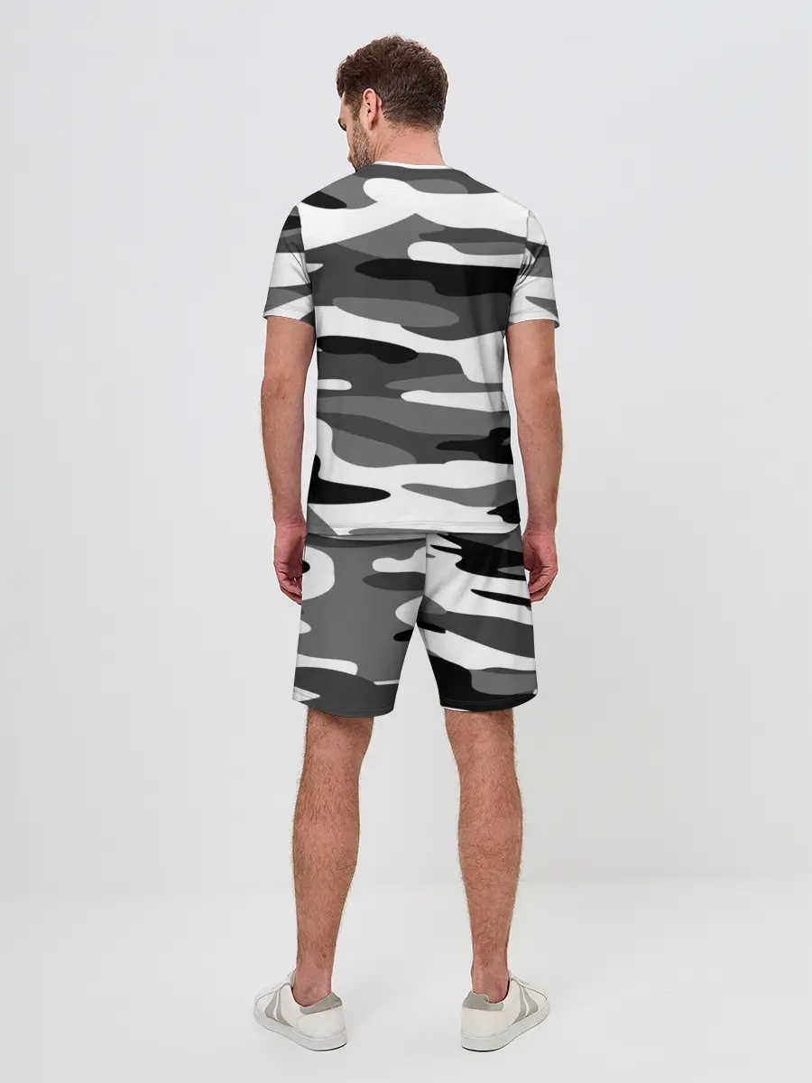 Мужской костюм с шортами / Камуфляж Sabaton без лого