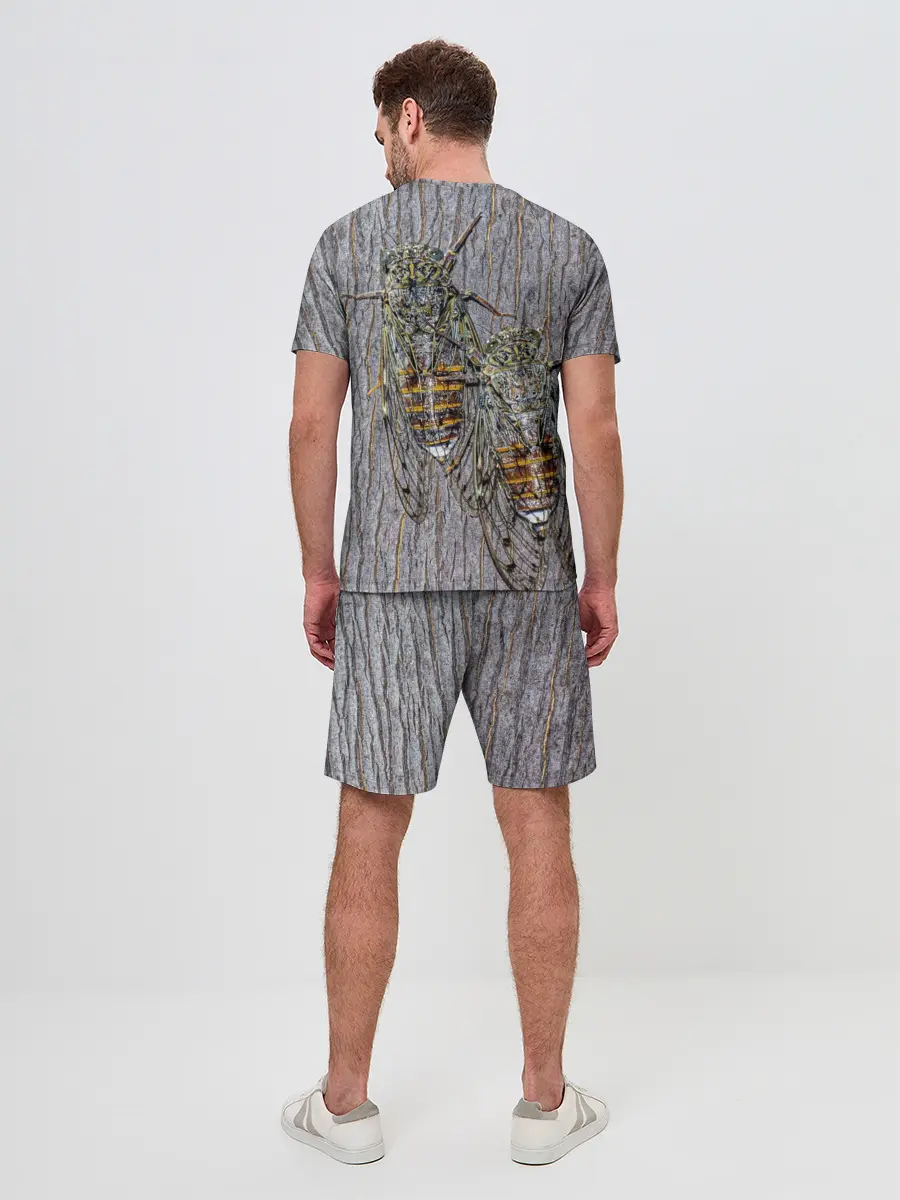 Мужской костюм с шортами / Цикады