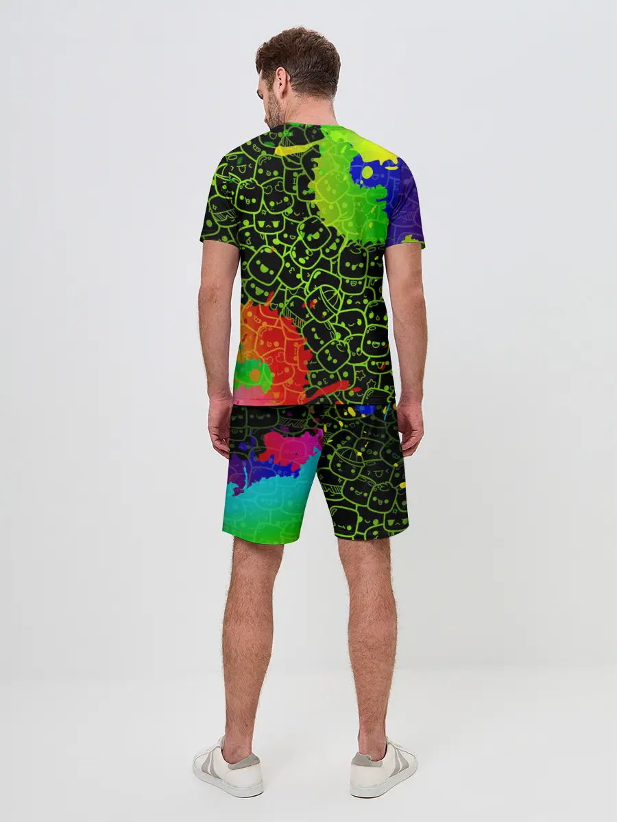 Мужской костюм с шортами / Marshmello