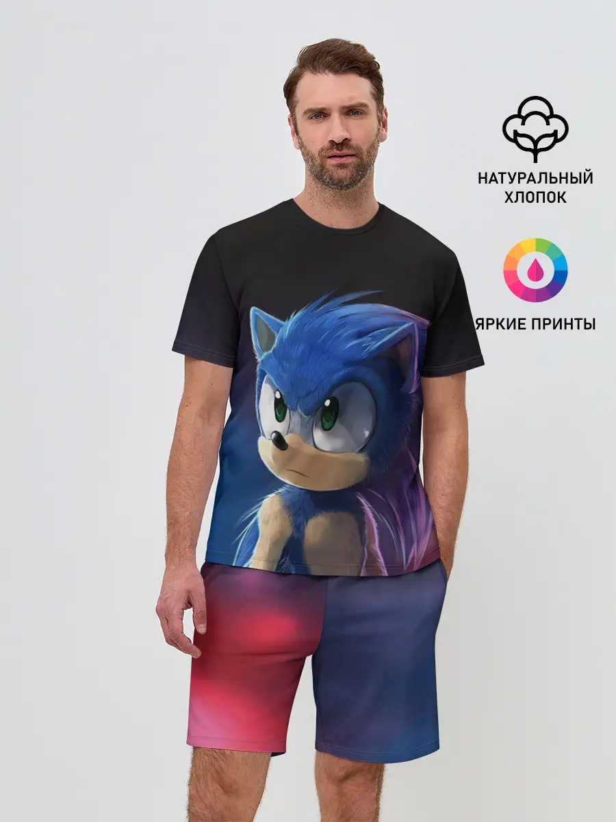 Мужской костюм с шортами / SONIC