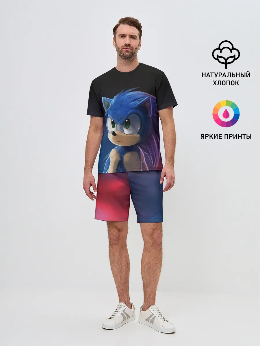 Мужской костюм с шортами / SONIC