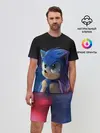 Мужской костюм с шортами / SONIC
