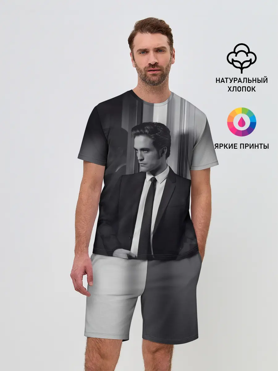 Мужской костюм с шортами / Роберт Паттинсон