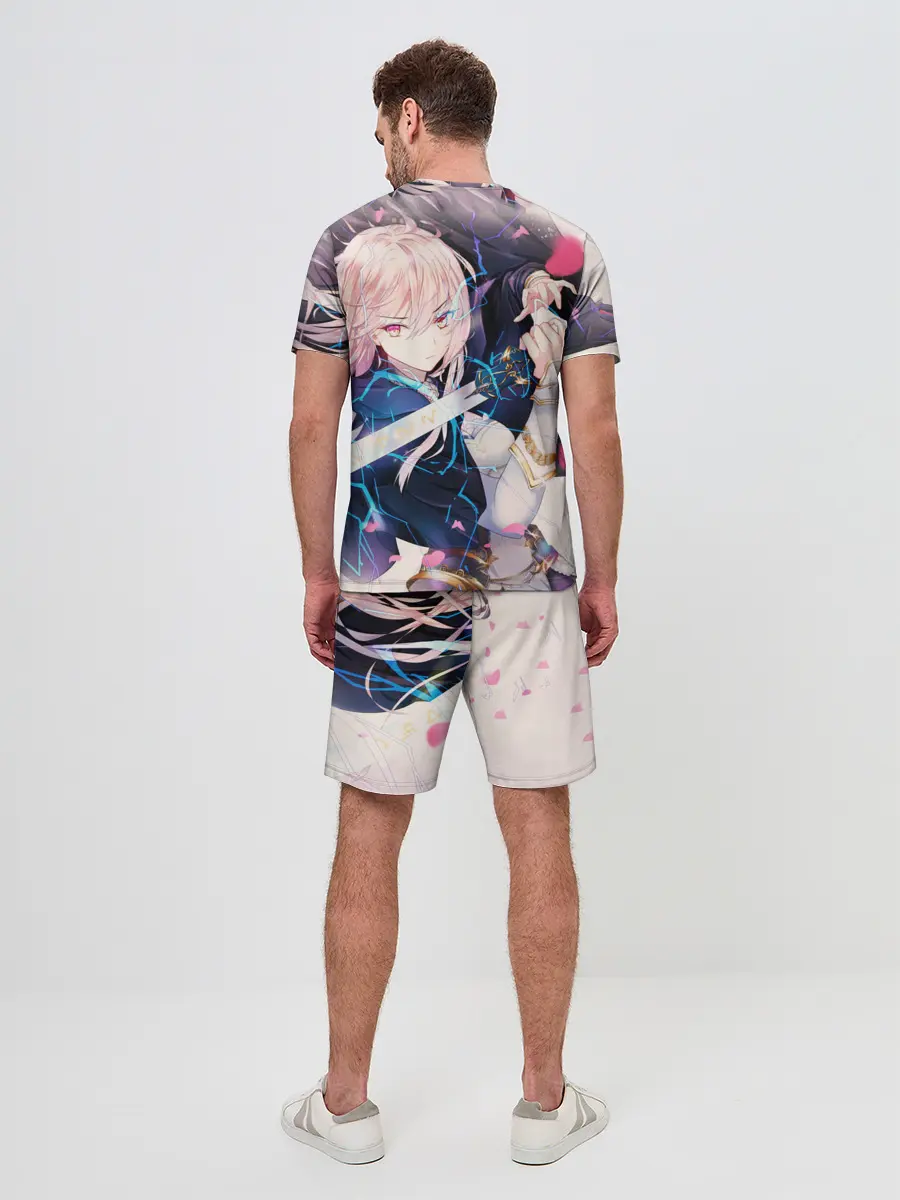 Мужской костюм с шортами / Girl with katana