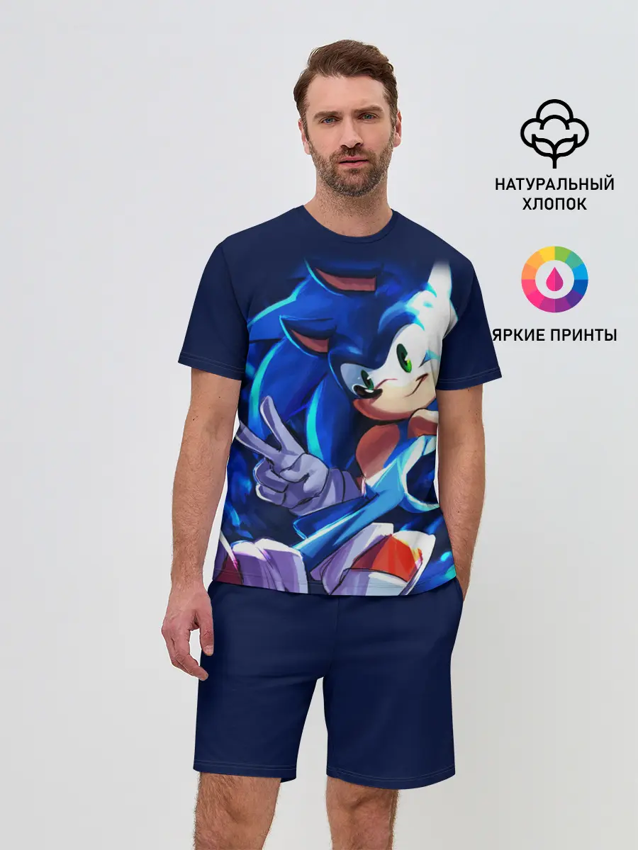 Мужской костюм с шортами / Sonic