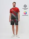Мужской костюм с шортами / Red & Black
