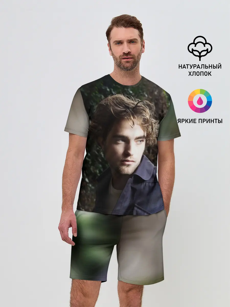 Мужской костюм с шортами / Роберт Паттинсон
