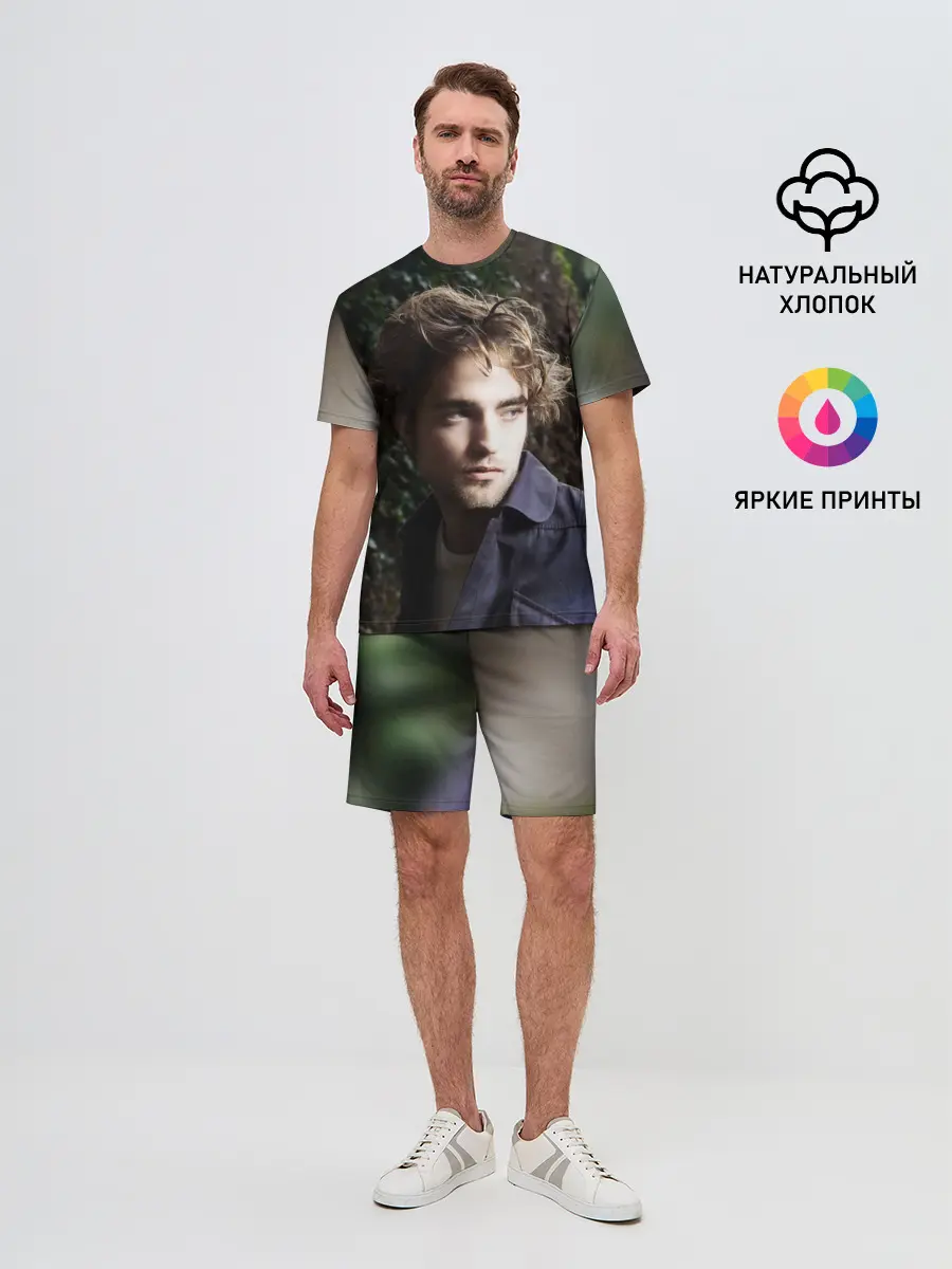 Мужской костюм с шортами / Роберт Паттинсон