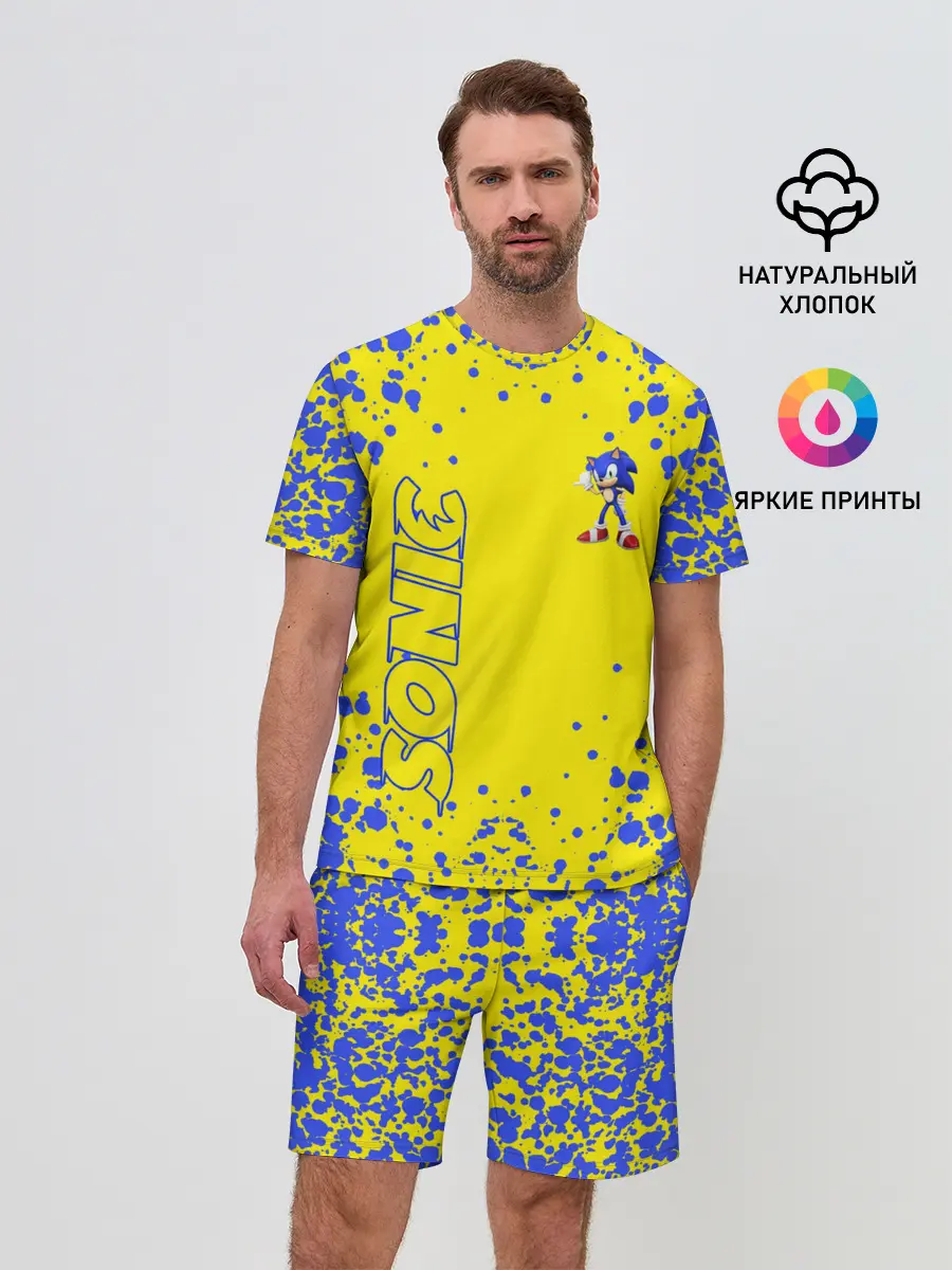 Мужской костюм с шортами / Sonic.