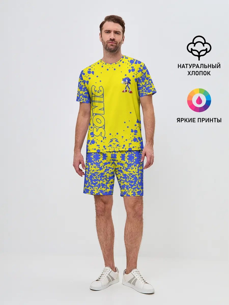 Мужской костюм с шортами / Sonic.