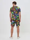 Мужской костюм с шортами / Разноцветные вирусы