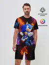 Мужской костюм с шортами / SONIC