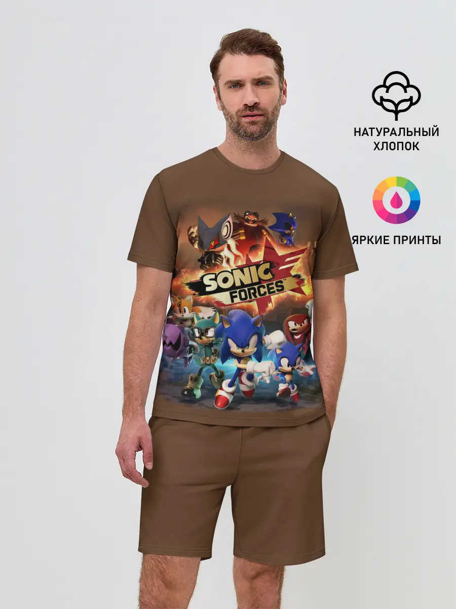 Мужской костюм с шортами / SONIC