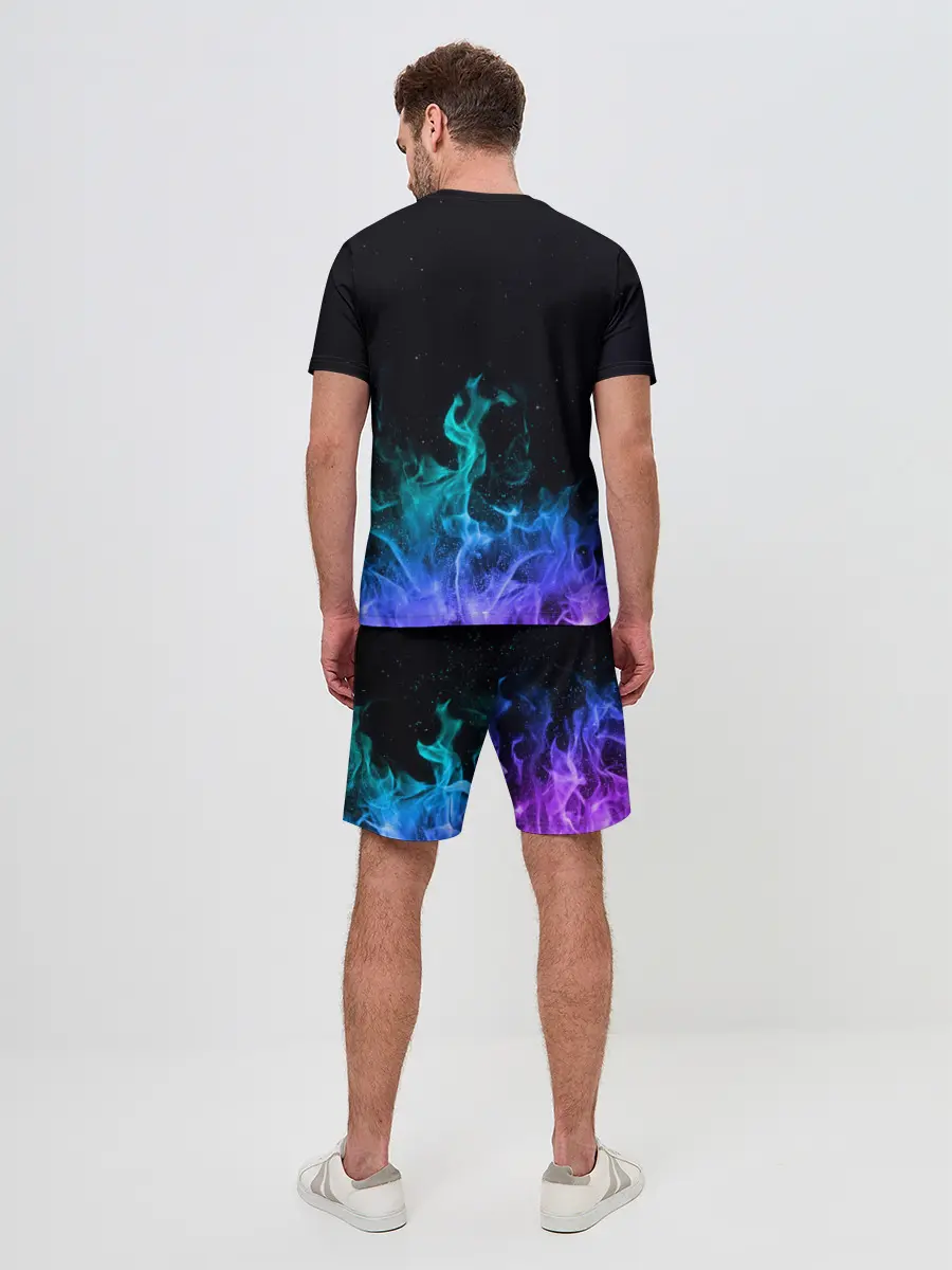 Мужской костюм с шортами / Marshmello Fortnite