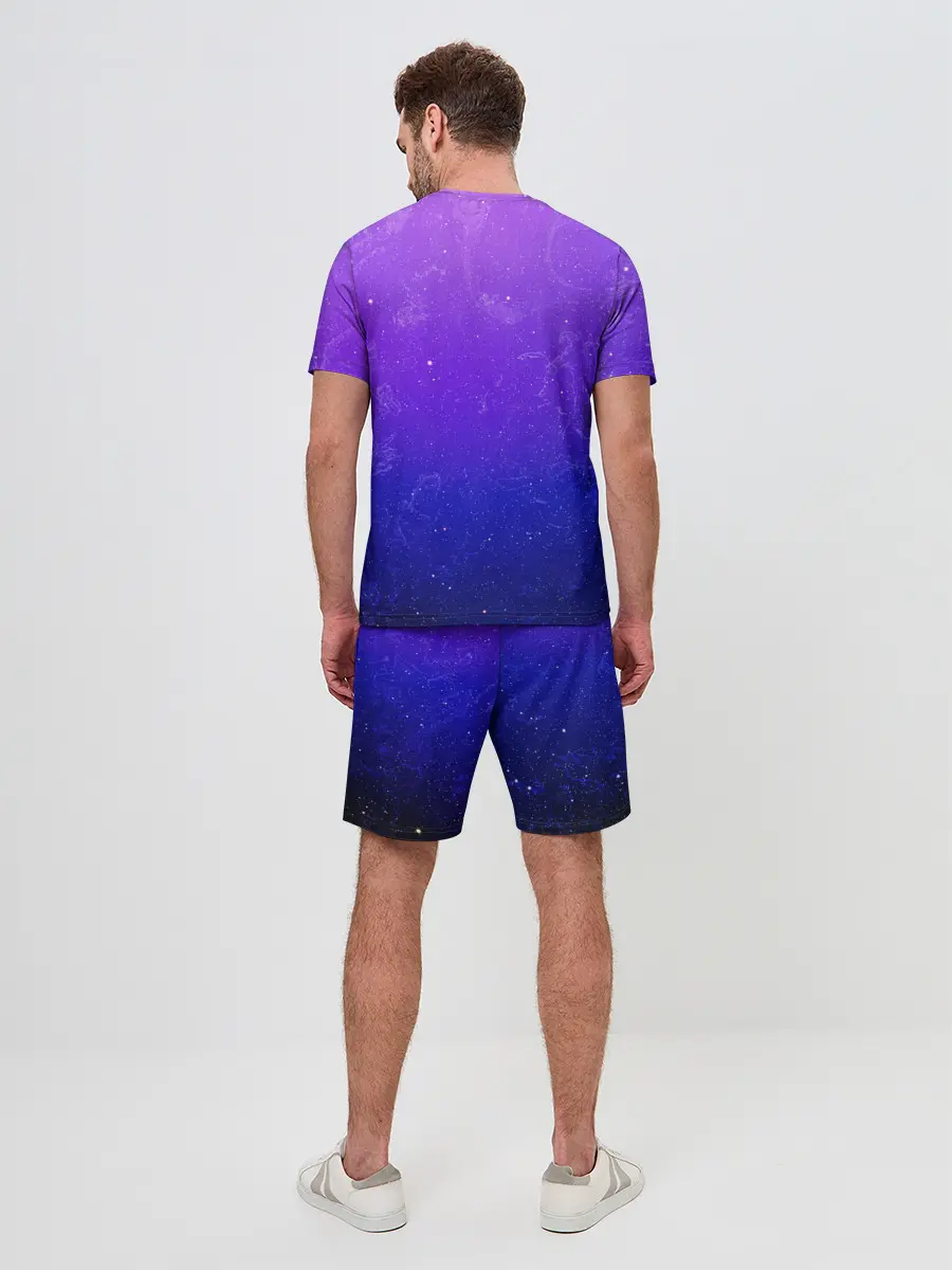 Мужской костюм с шортами / Звёздное небо