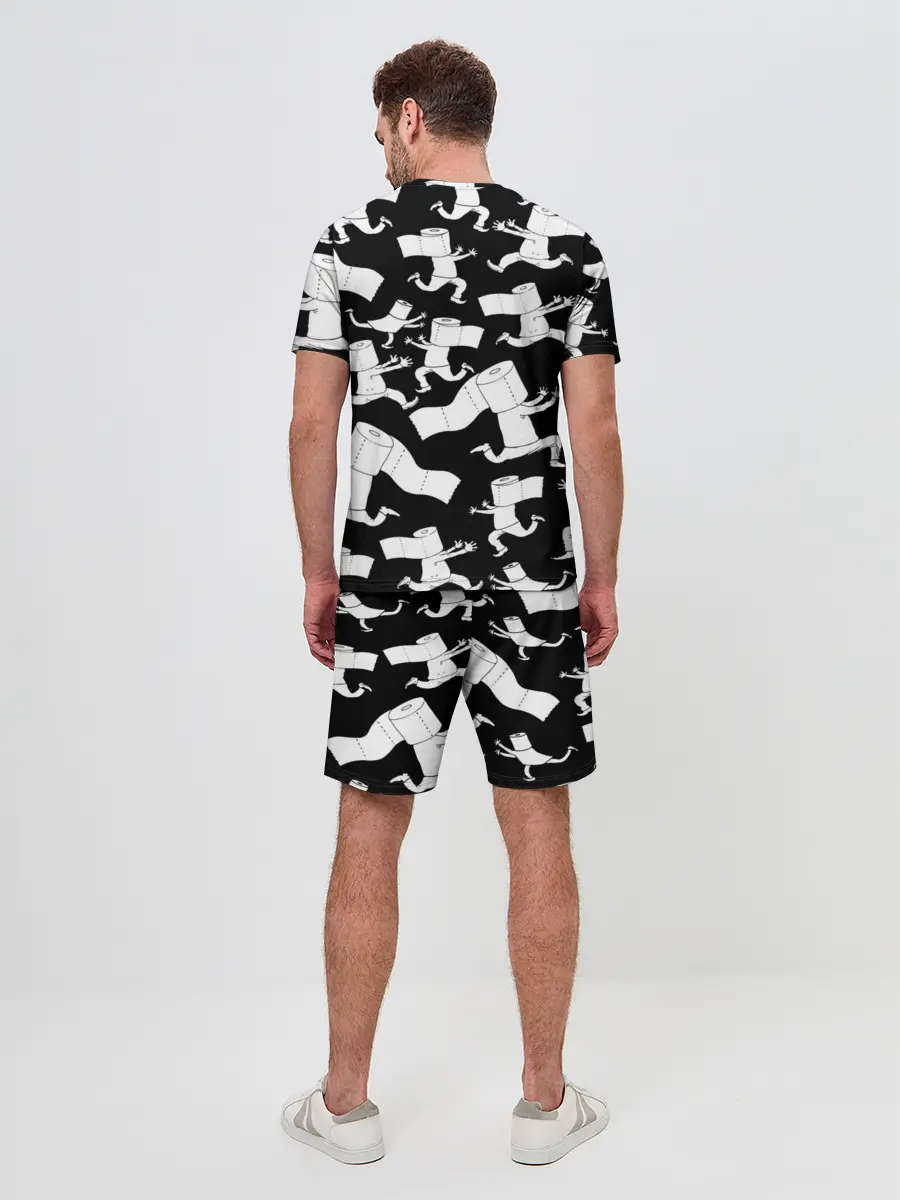 Мужской костюм с шортами / Коронавирус