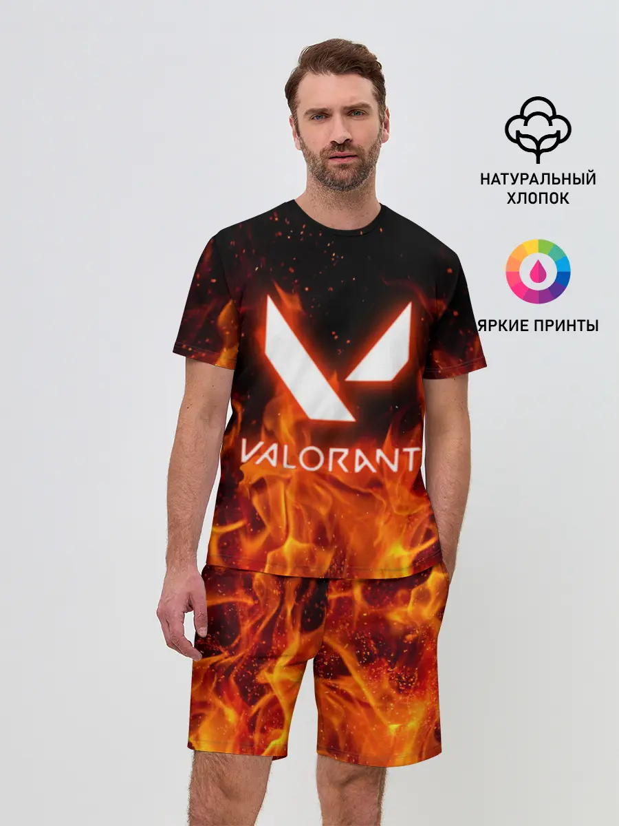 Мужской костюм с шортами / VALORANT