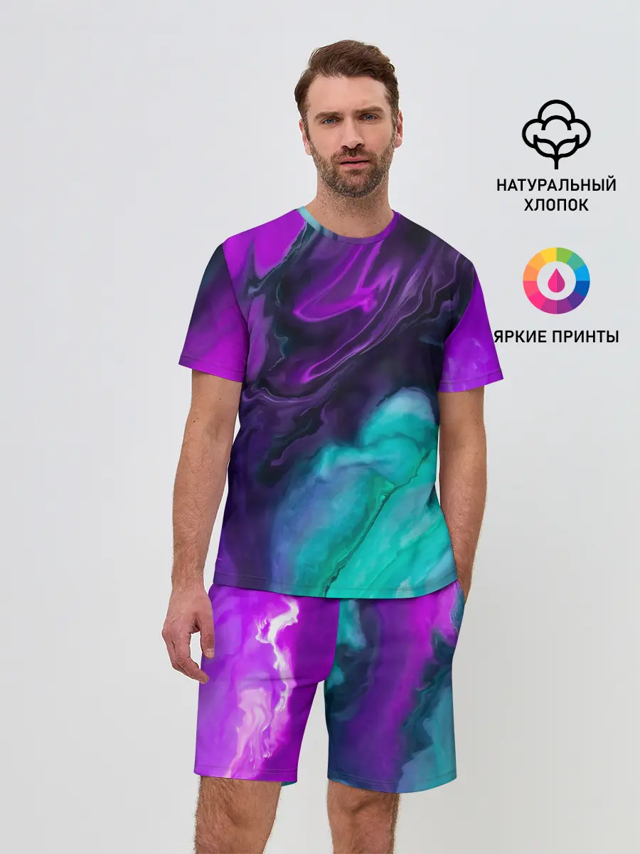 Мужской костюм с шортами / NEON WAVES