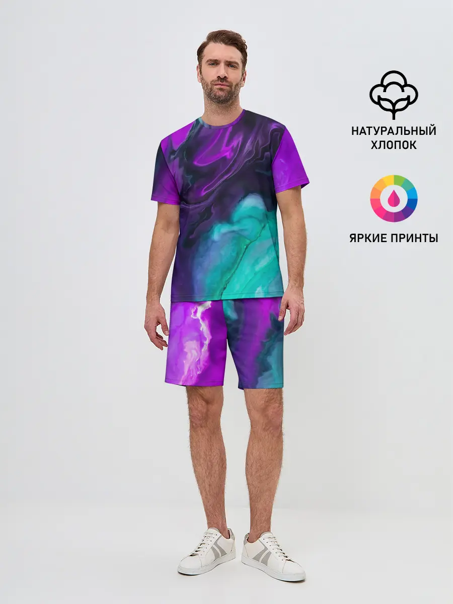 Мужской костюм с шортами / NEON WAVES