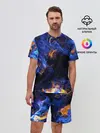 Мужской костюм с шортами / Космос