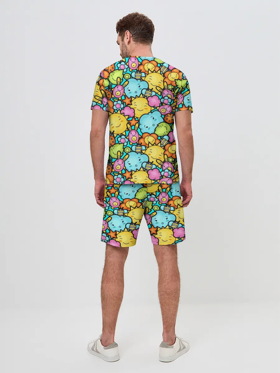 Мужской костюм с шортами / Облачко Солнышко