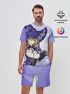 Мужской костюм с шортами / GENSHIN IMPACT, ЛИЗА