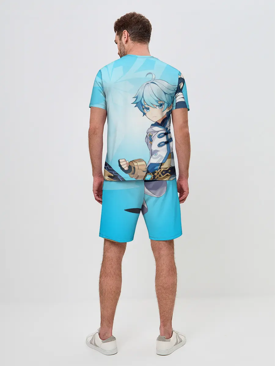 Мужской костюм с шортами / GENSHIN IMPACT, ЧЖУН ЮНЬ