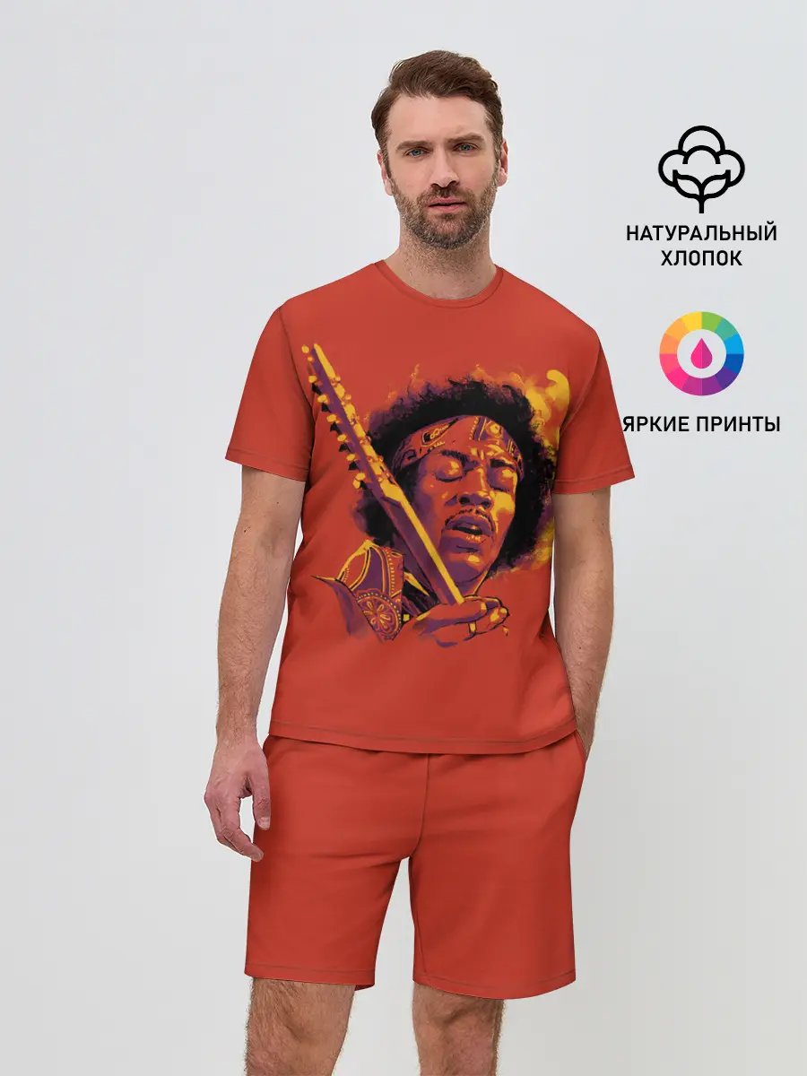 Мужской костюм с шортами / Джимми Хендрикс