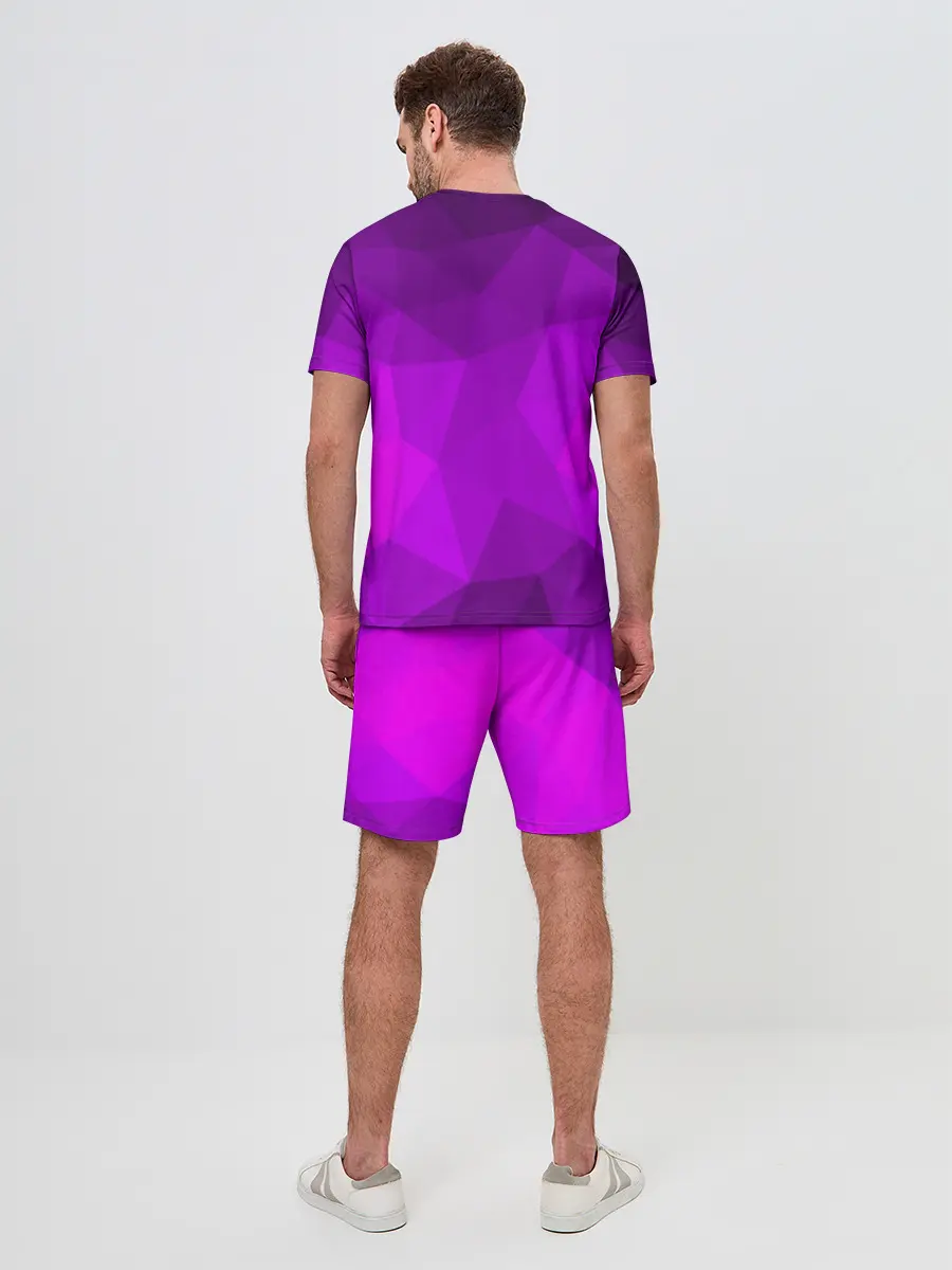 Мужской костюм с шортами / НЕОНОВАЯ АБСТРАКЦИЯ