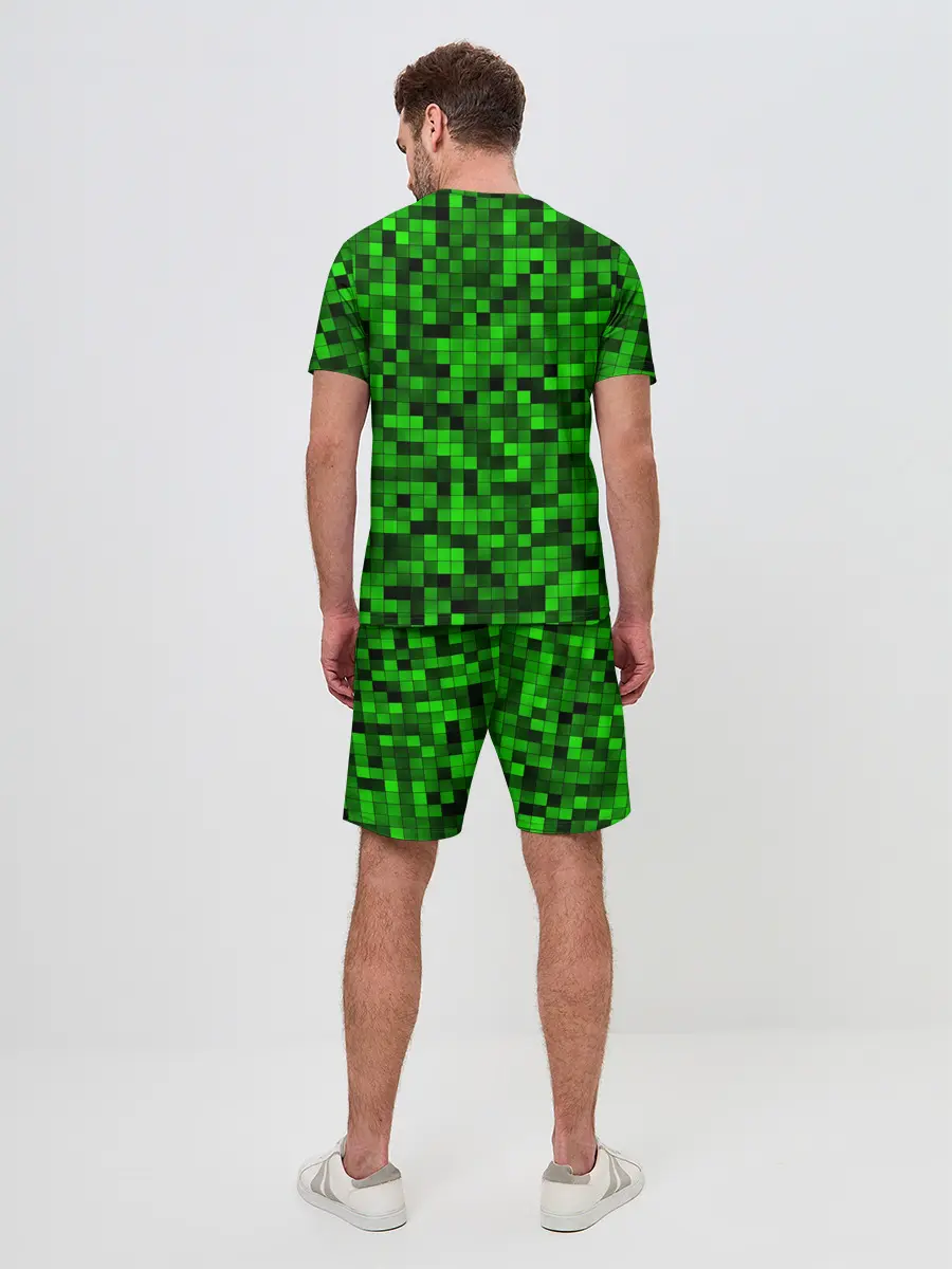 Мужской костюм с шортами / MINECRAFT