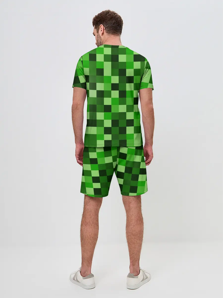 Мужской костюм с шортами / MINECRAFT