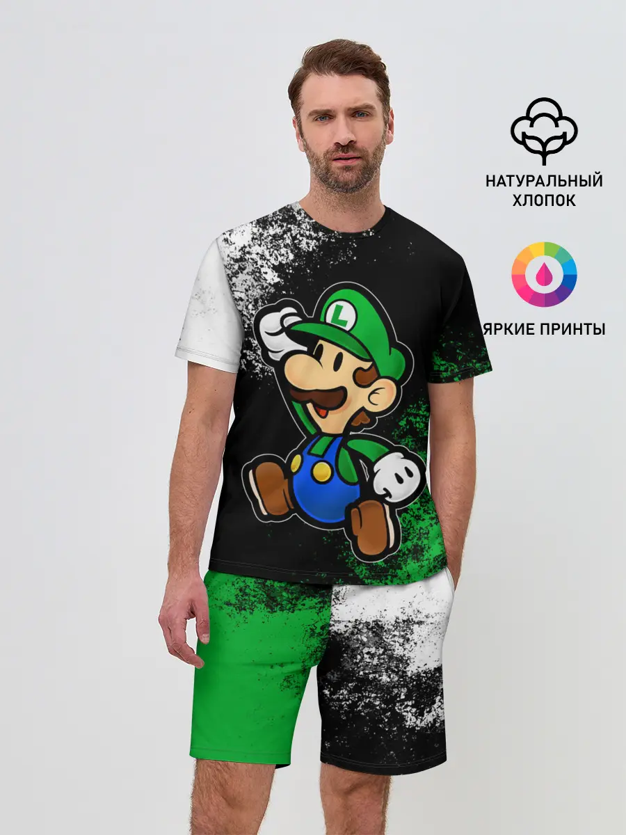 Мужской костюм с шортами / Luigis Mansion