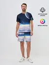 Мужской костюм с шортами / Космос
