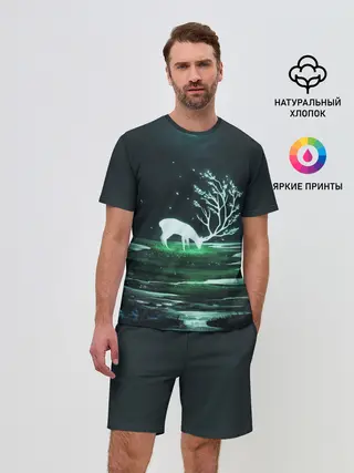 Мужской костюм с шортами / ОЛЕНЬ