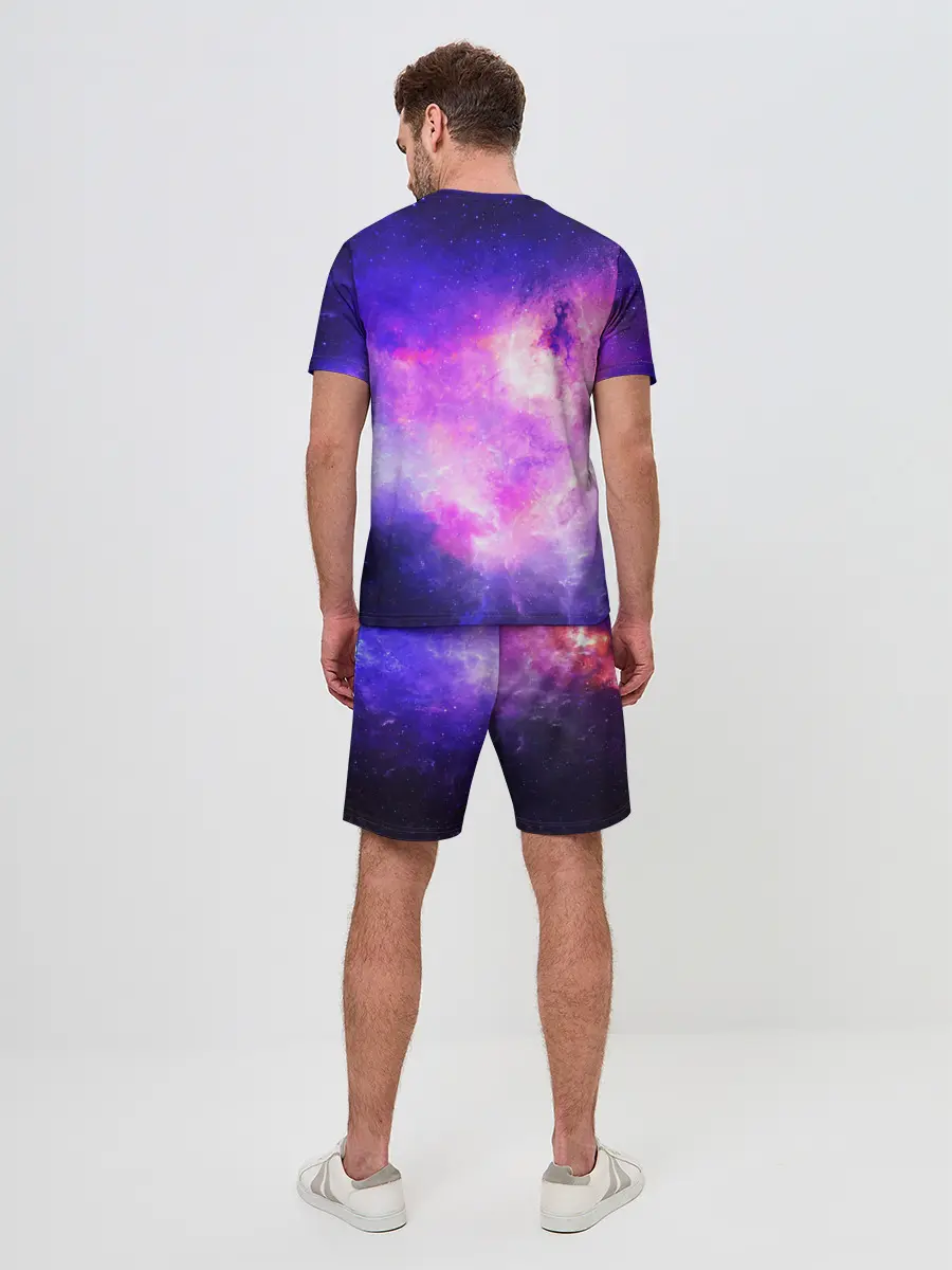 Мужской костюм с шортами / КОСМИЧЕСКИЕ КРАСКИ