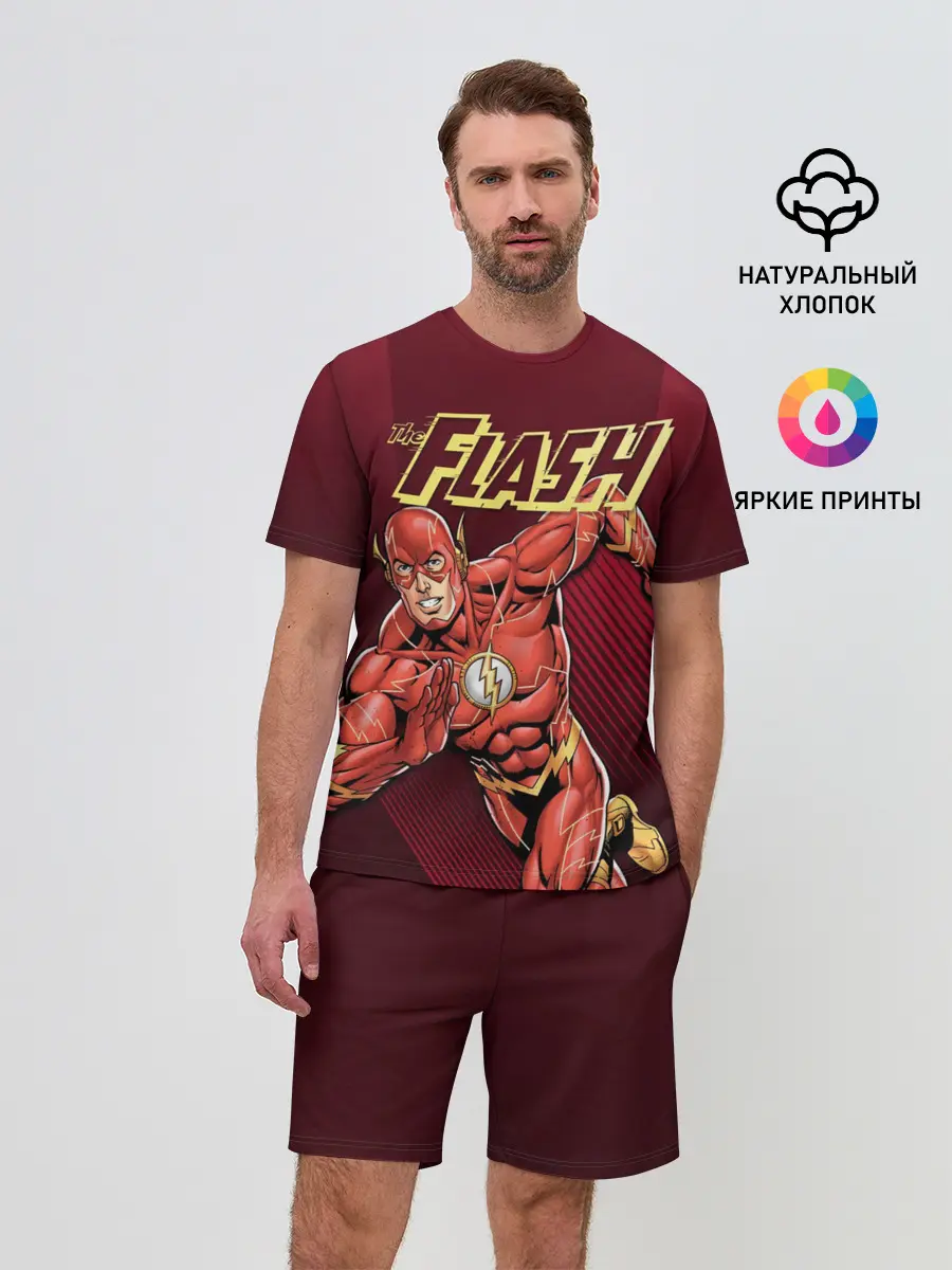 Мужской костюм с шортами / The Flash