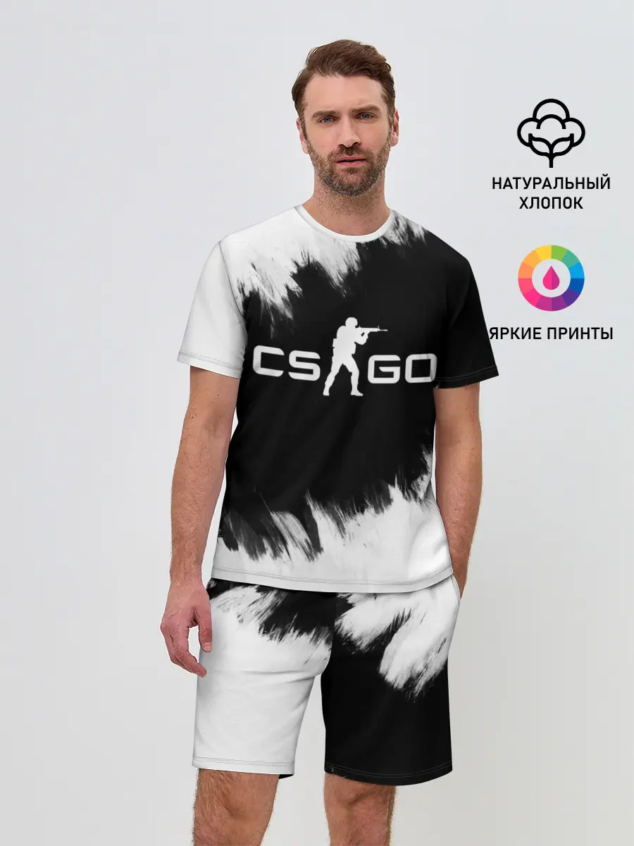 Мужской костюм с шортами / CS:GO BW