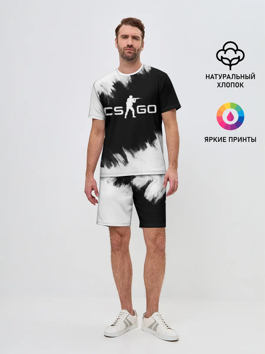 Мужской костюм с шортами / CS:GO BW